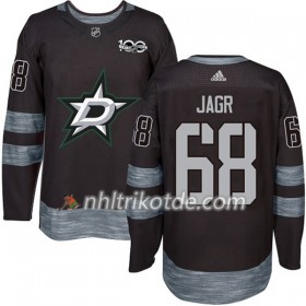 Dallas Stars Trikot Jaromir Jagr 68 1917-2017 100th Anniversary Adidas Schwarz Authentic - Herren